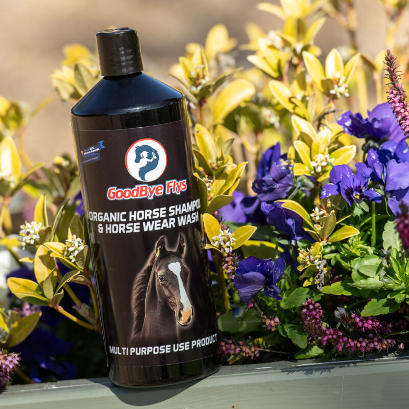 Goodbye Flys 1 Litre Organic Horse Shampoo and Horse Wear Wash