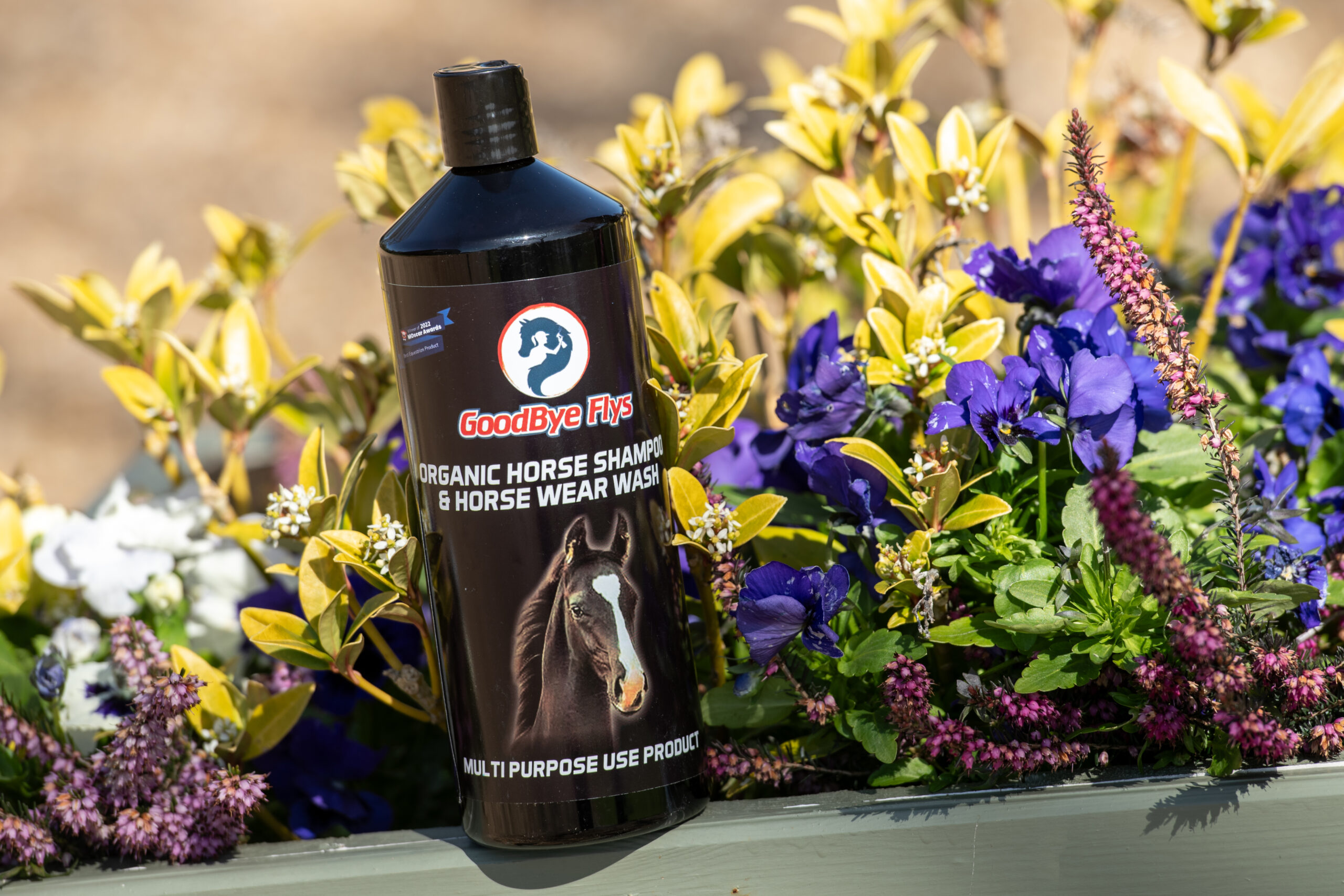 Goodbye Flys 1 Litre Organic Horse Shampoo and Horse Wear Wash