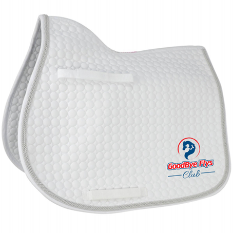GoodBye Flys Club Logo Show Jumping Saddle Pad